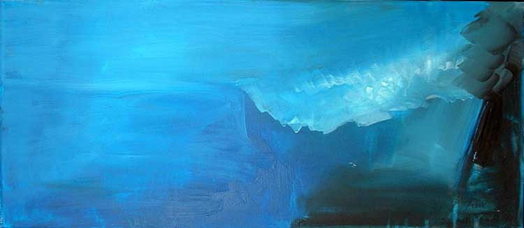 603 Blau, abstarkt, 2007